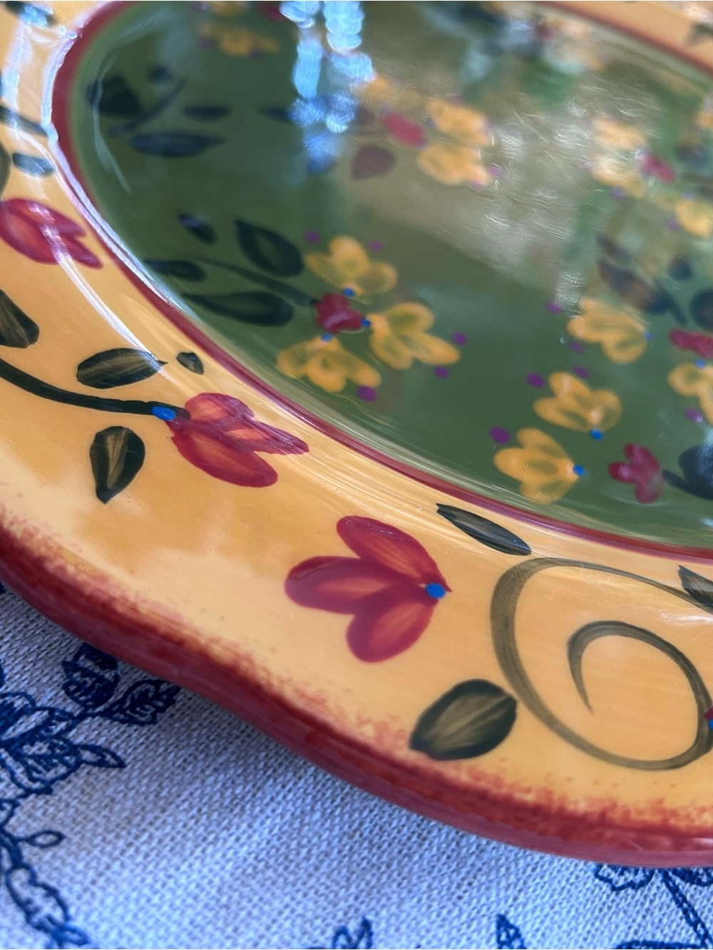 🟢CERTIFIED INTERNATIONAL • Provence “California Garden” Dinner Plate (11”) - Picture 2 of 8